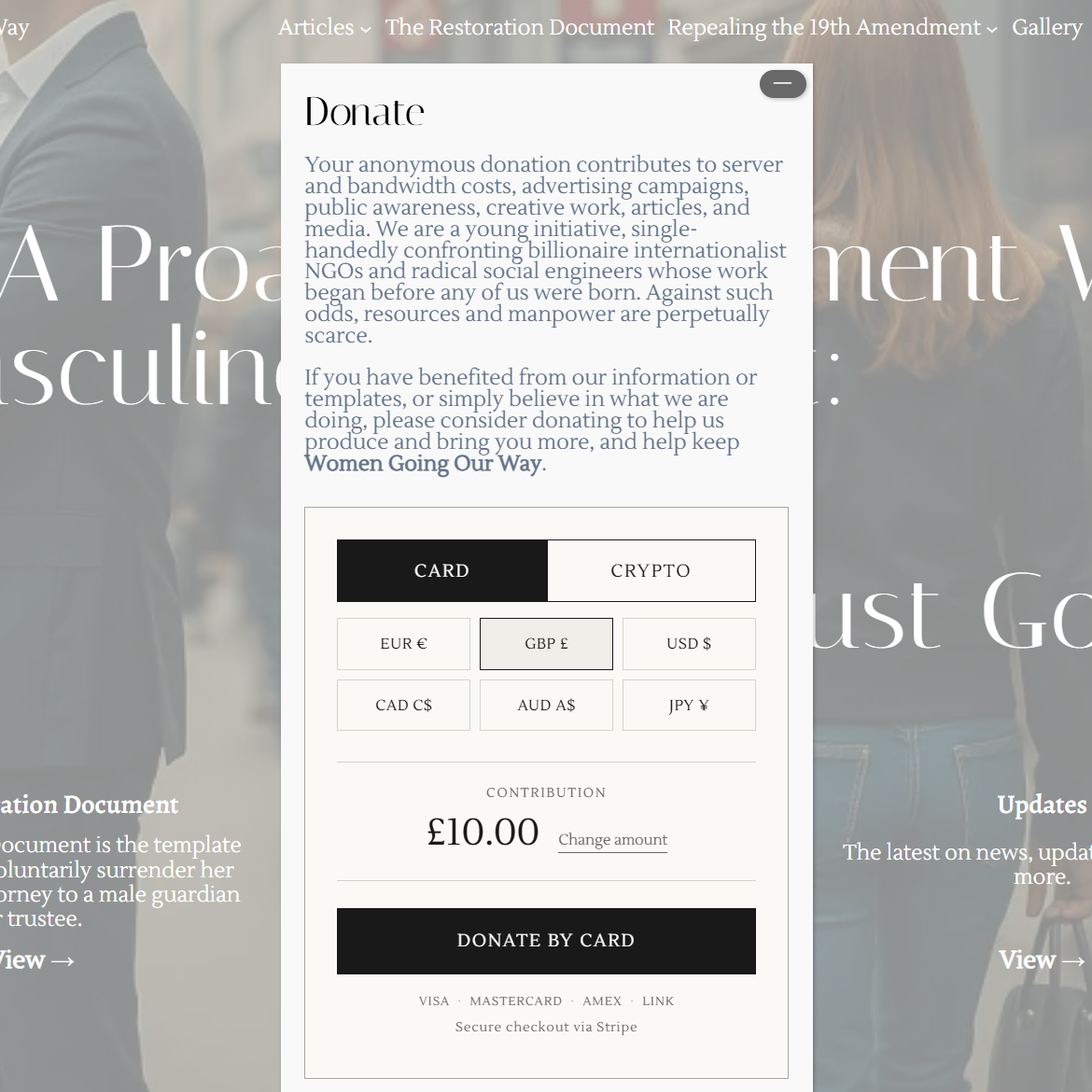 Donations Just Became Easier