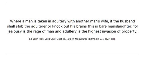 Adultery-Highest-Invasion-of-Property-Sir-John-Holt-Reg-v.-Mawgridge