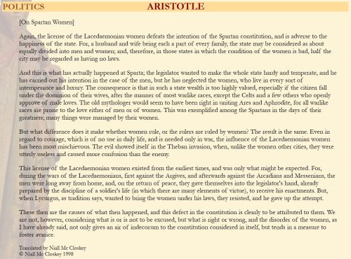 Aristotle-Politics-On-Spartan-Women