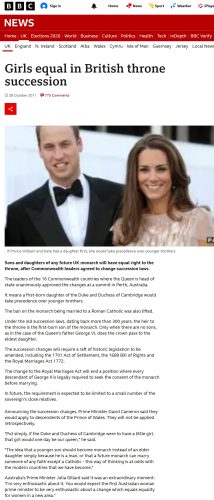 Girls-equal-in-British-throne-succession-BBC