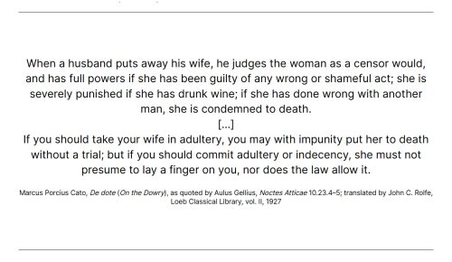 Marcus-Cato-On-the-Dowry-Divorce-Put-Adulterous-Wife-to-Death-But-She-Cannot-Lay-Finger-on-Man
