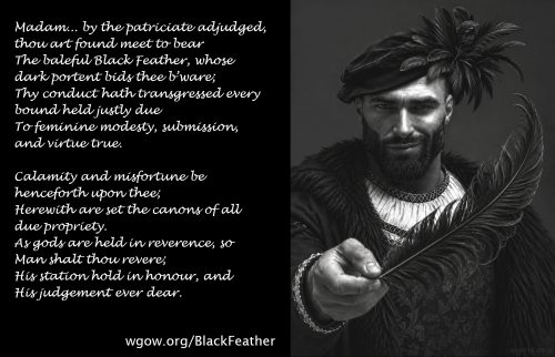 Thou-Art-Adjudged-Worthy-of-the-Black-Feather-WGOW.org 